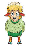 可爱卡通绵羊形象