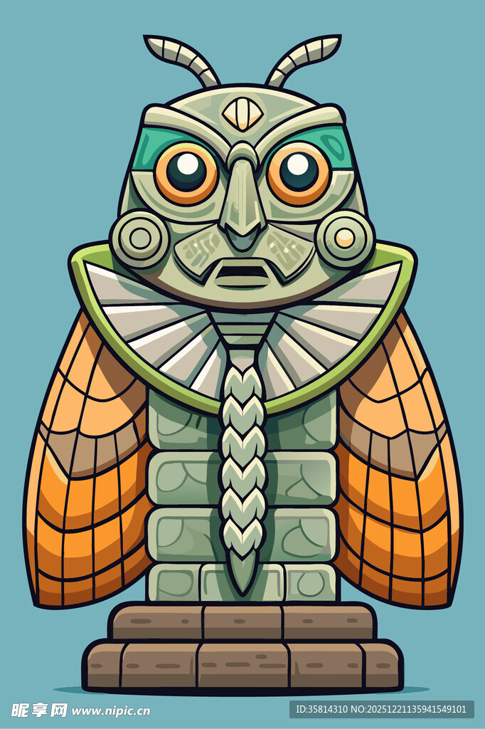 复古风格甲虫造型雕像