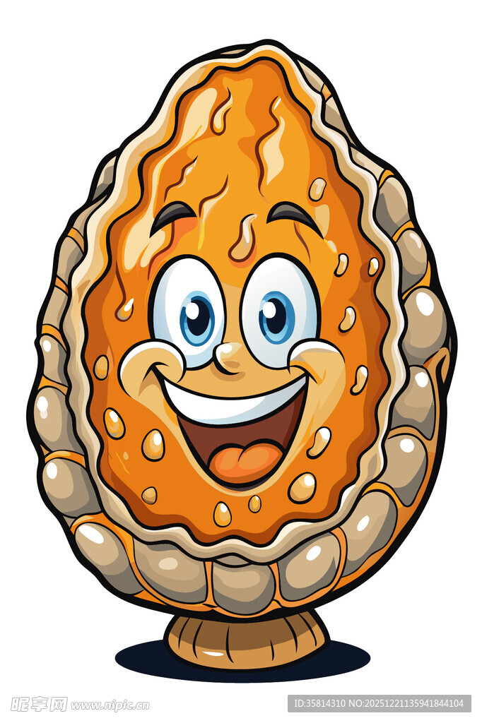 可爱卡通贝壳形象