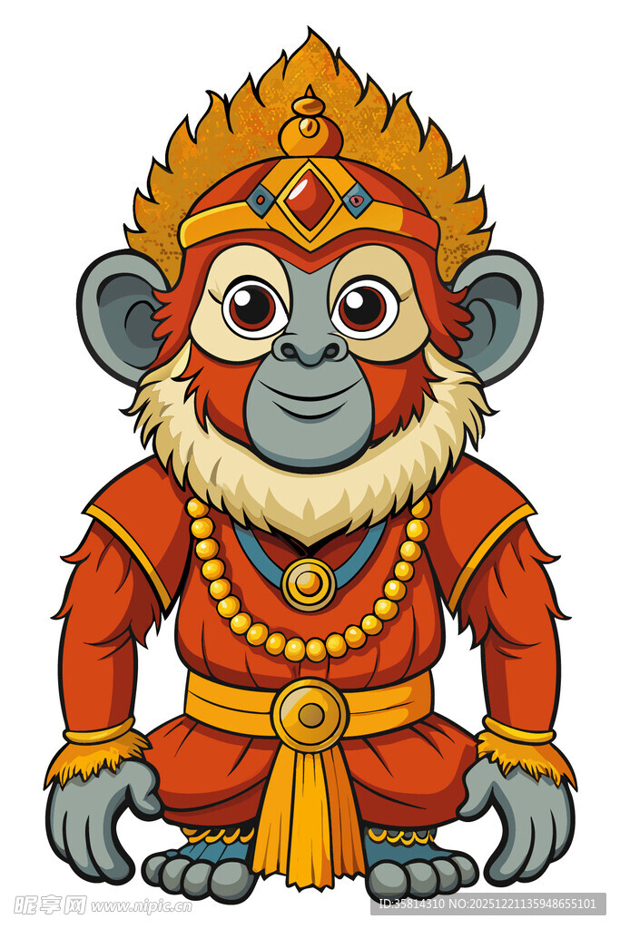 卡通猴王形象