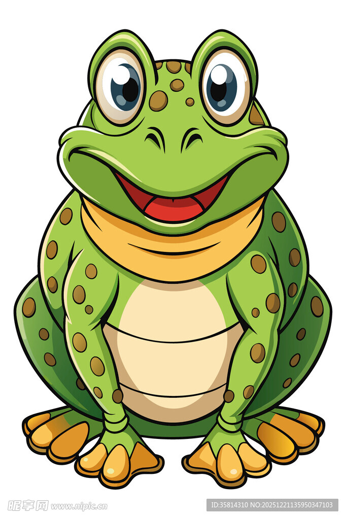 可爱青蛙卡通形象