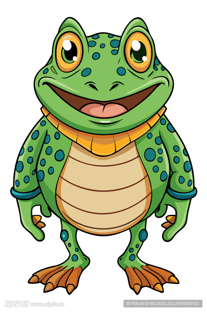 可爱卡通青蛙形象