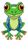可爱卡通青蛙形象