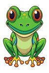 可爱青蛙卡通形象