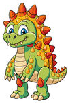可爱卡通恐龙形象