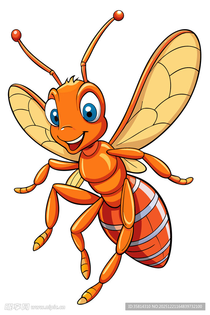 可爱卡通蜜蜂形象