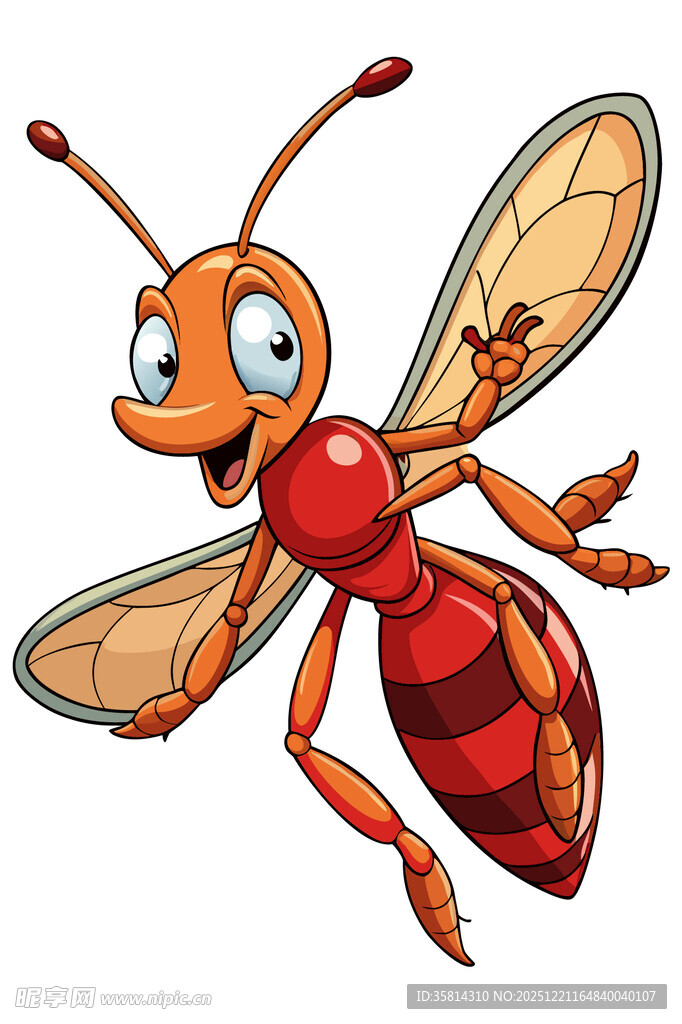 可爱卡通蚂蚁形象