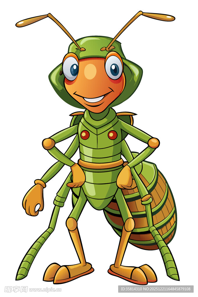 可爱卡通蚂蚁形象