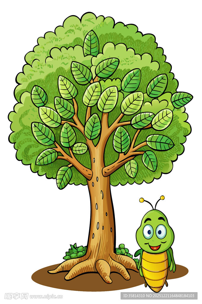 树下的小虫子与大树