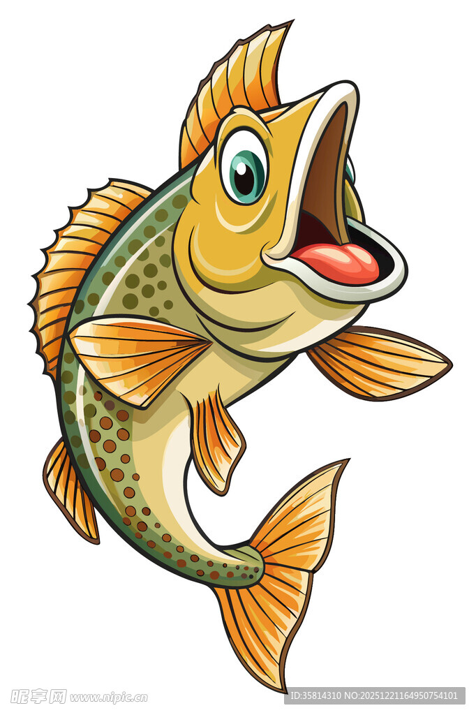 卡通金鱼形象