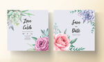 花卉婚礼请柬