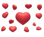 红色爱心图案