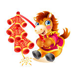 小马闹新春鞭炮添喜庆