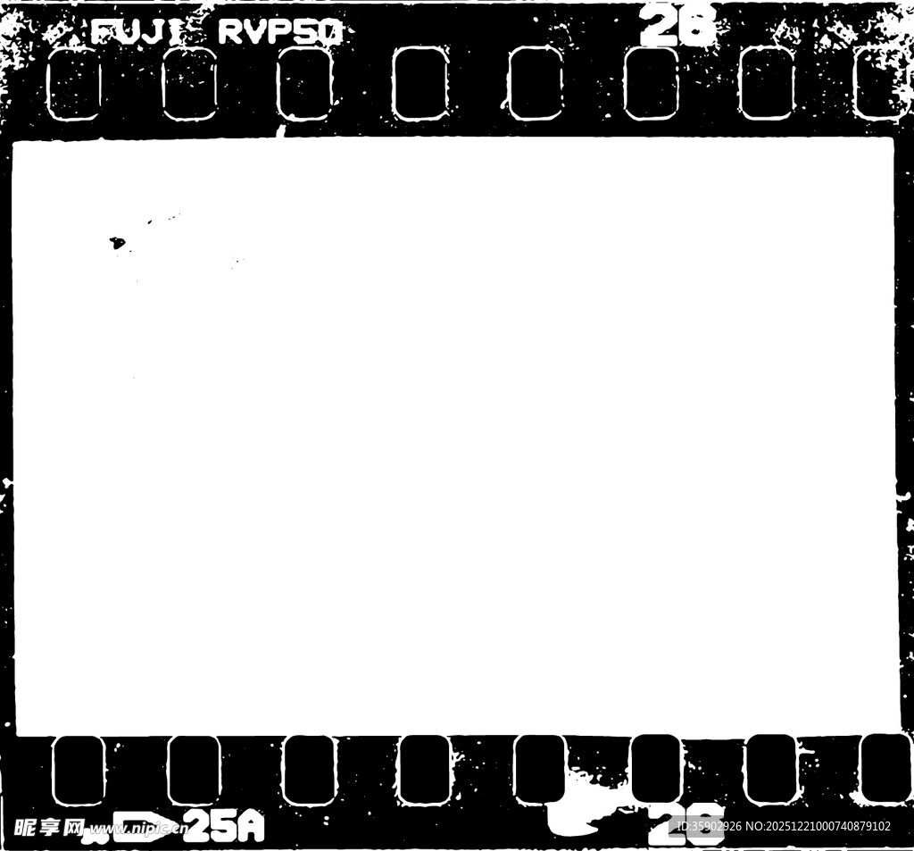 空白胶片边框背景图