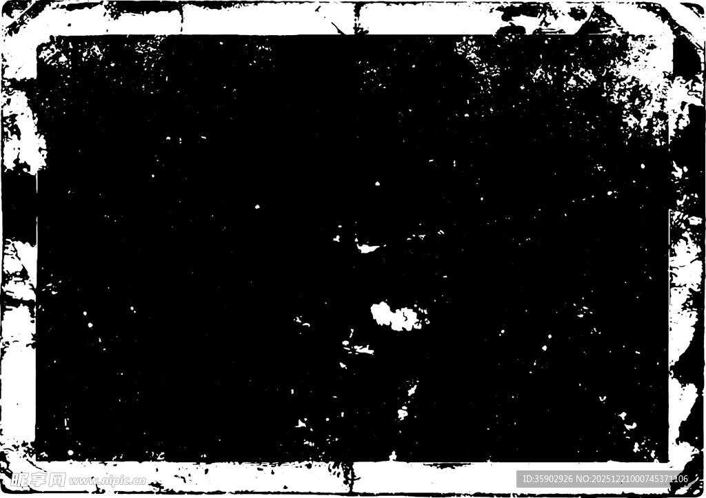 黑色带纹理边框背景图