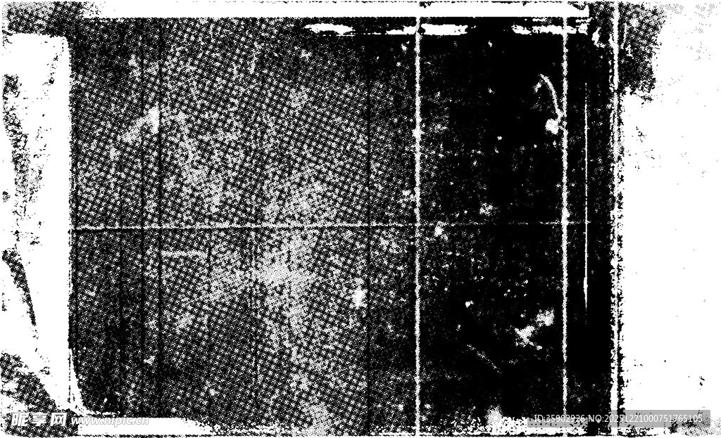 老旧斑驳的黑色墙面