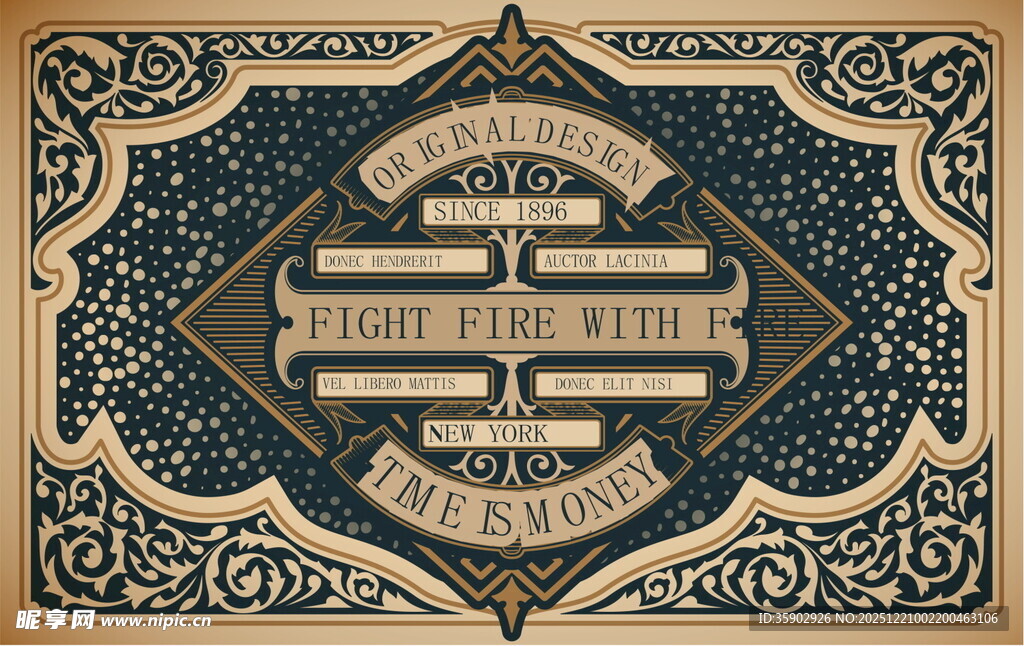 复古华丽装饰图案