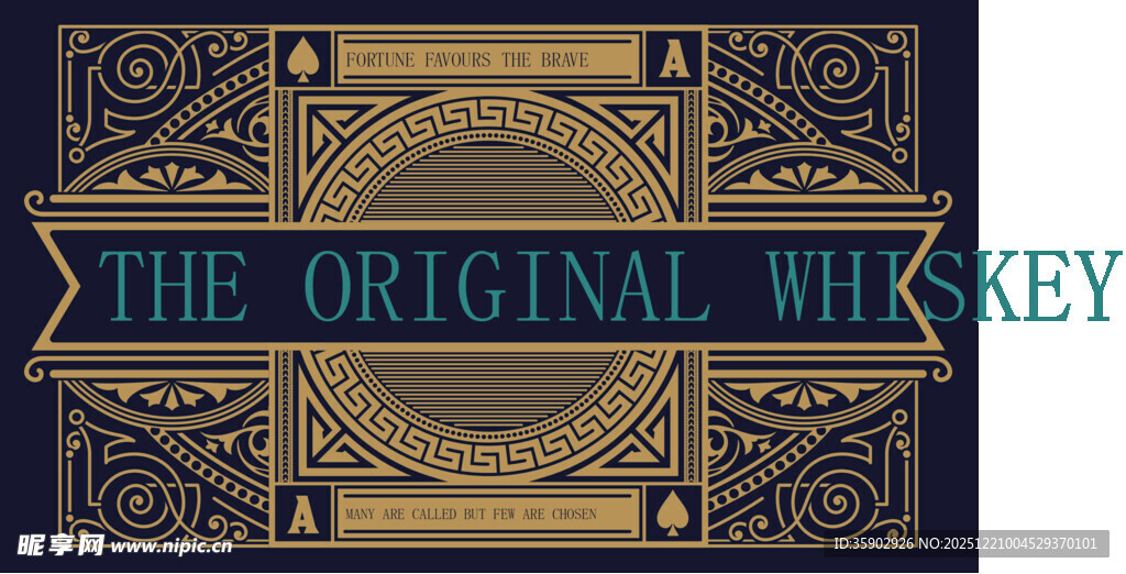 经典威士忌标签设计