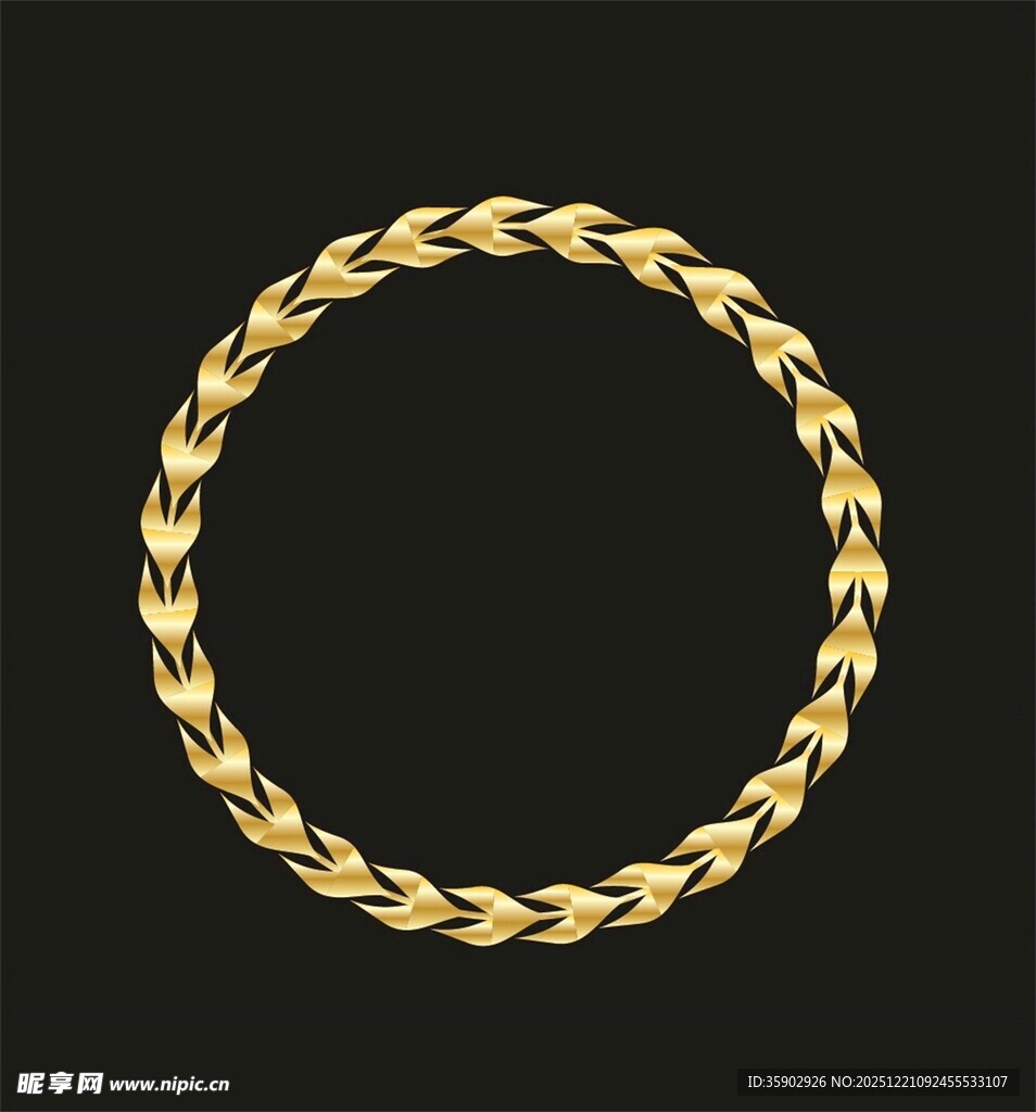 金色编织风精美金手链