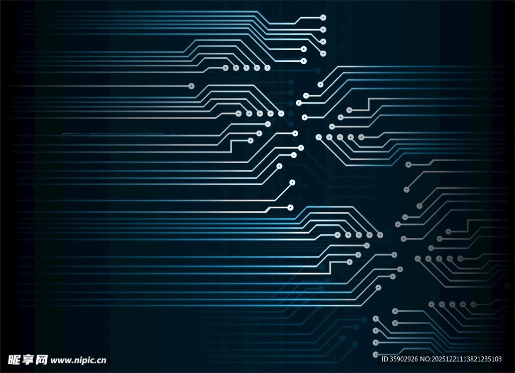 科技感电路板图案背景