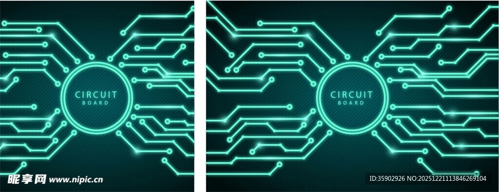 科技感电路板图案设计