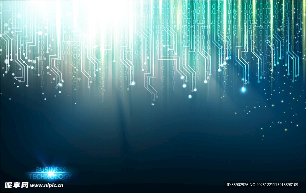 科技感蓝光背景特效图