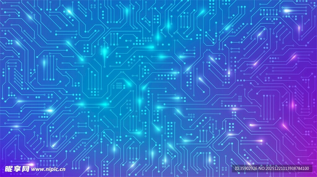 梦幻渐变星空抽象背景图