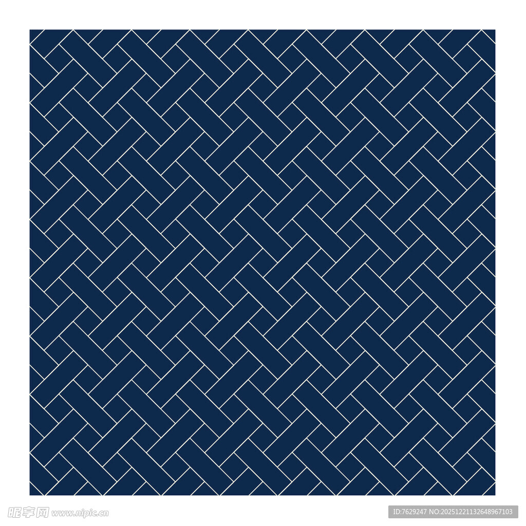深蓝色几何编织纹理图案