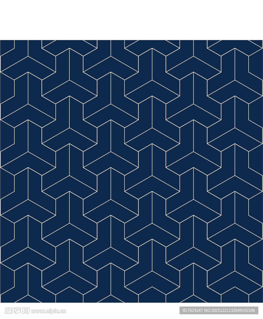 深蓝色几何图案纹理背景