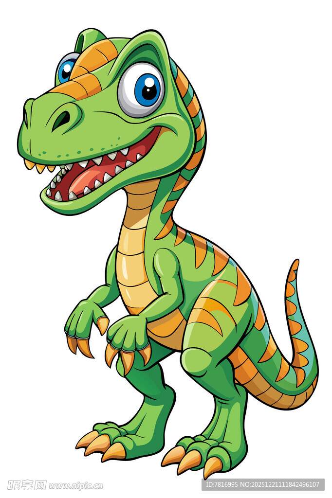 可爱卡通小恐龙形象