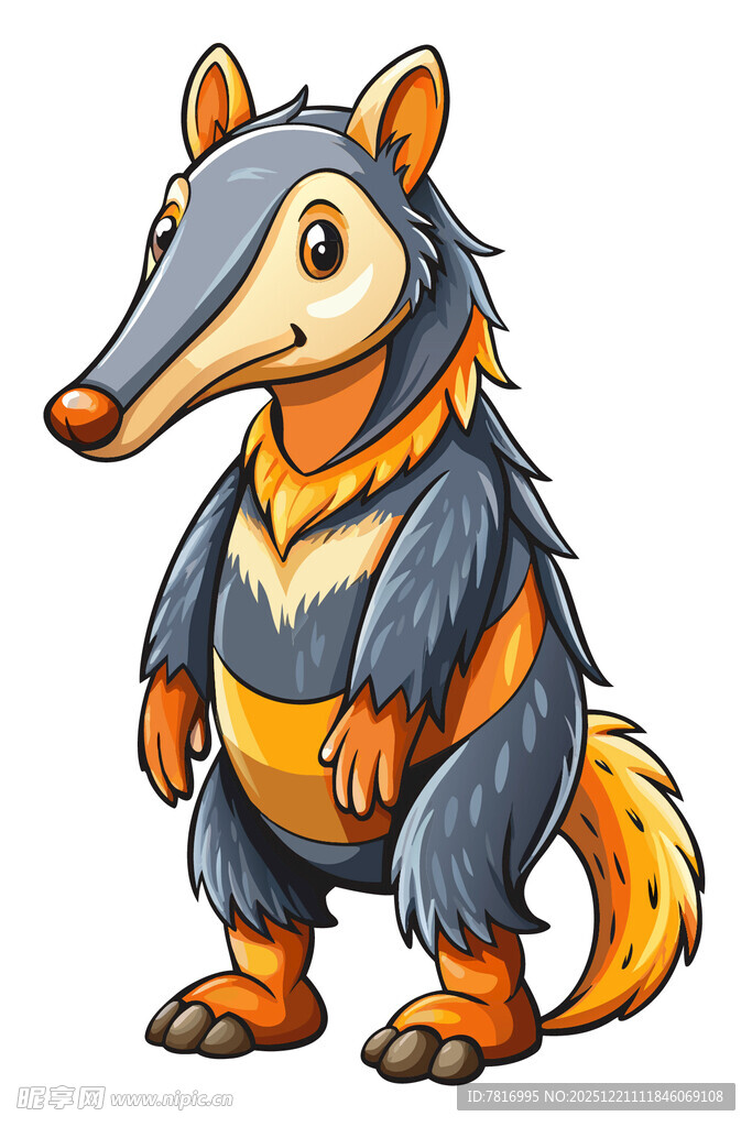 卡通造型的奇特动物形象