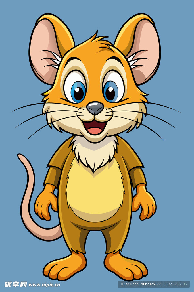 可爱卡通小老鼠形象