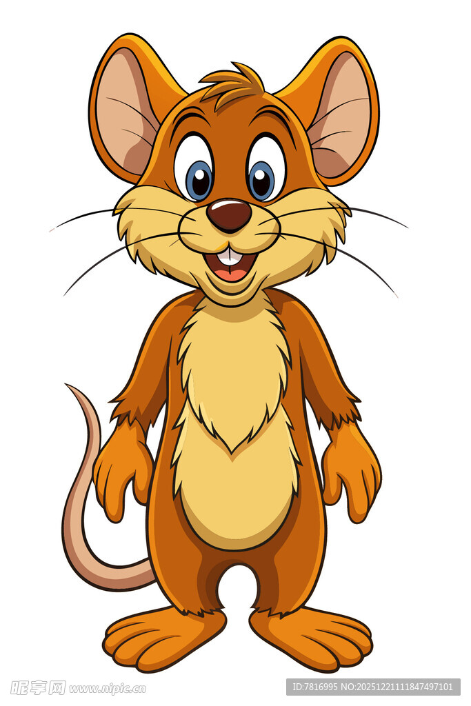 可爱卡通小老鼠形象