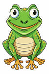 可爱青蛙卡通形象