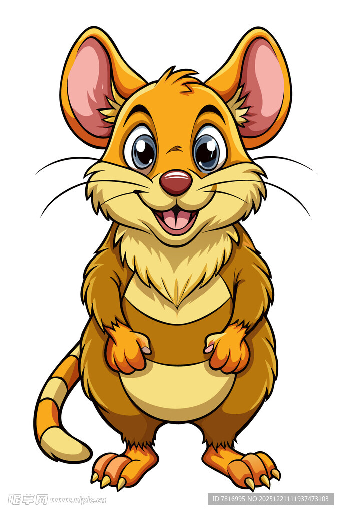 可爱卡通老鼠形象