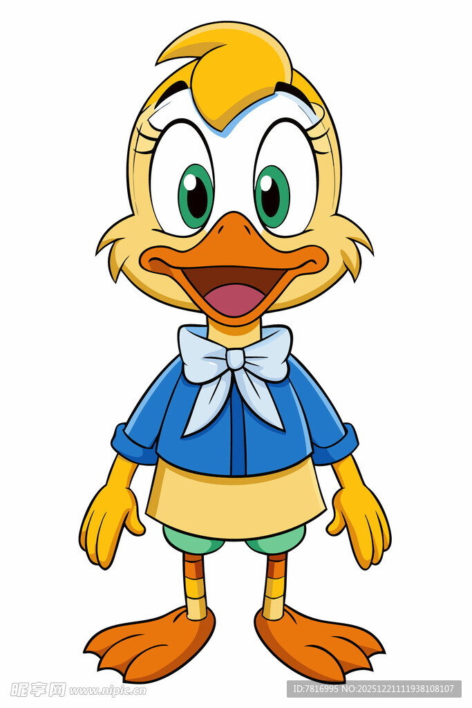 可爱小鸭卡通形象