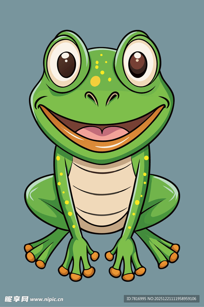 可爱青蛙卡通形象