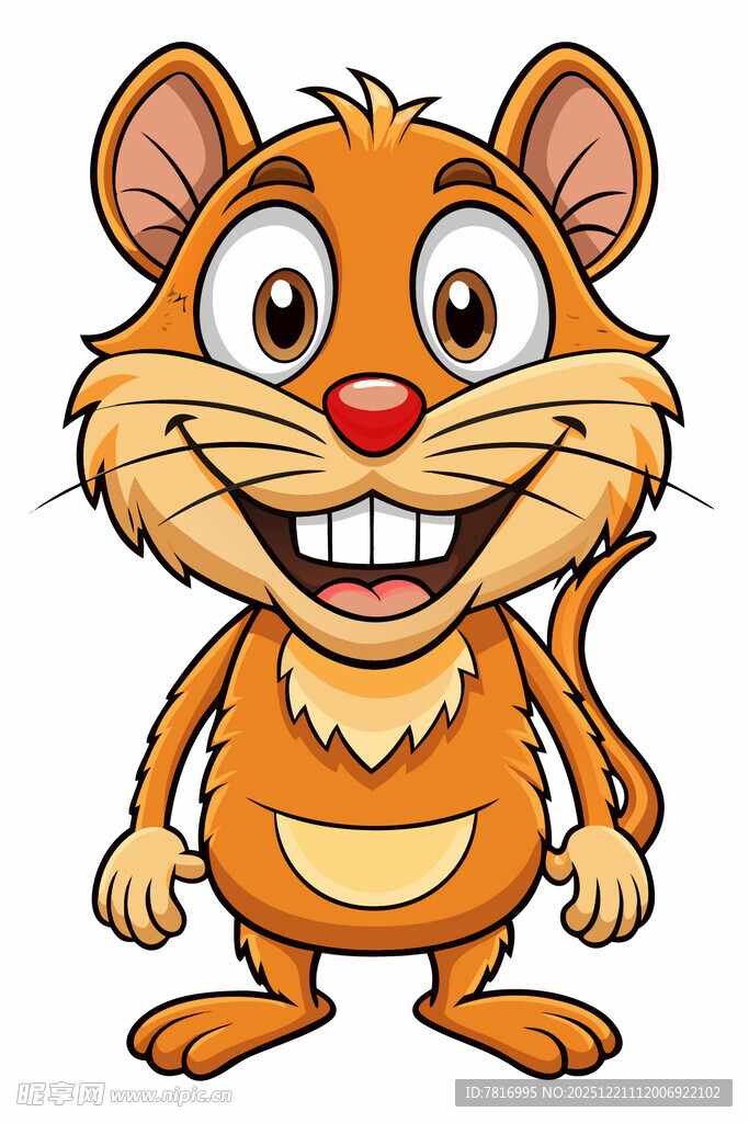 可爱卡通小老鼠形象