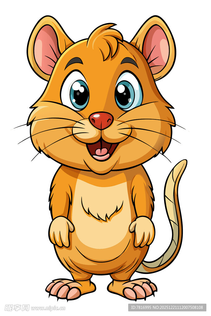 可爱小老鼠卡通形象