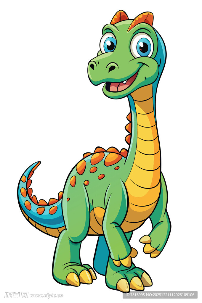 可爱卡通恐龙形象