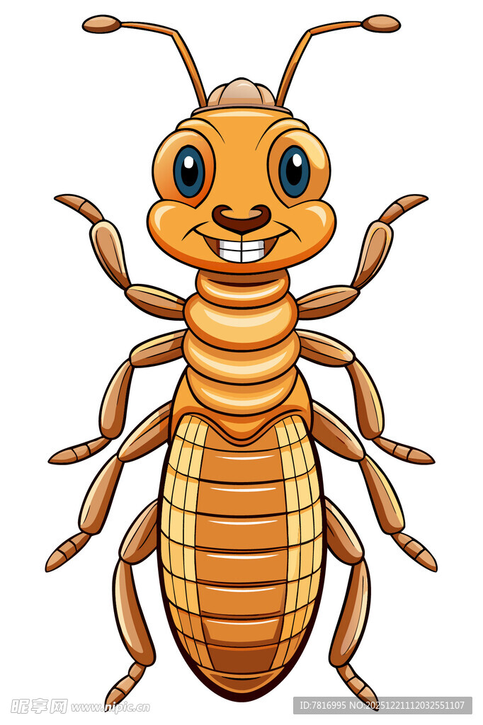 可爱卡通蚂蚁形象