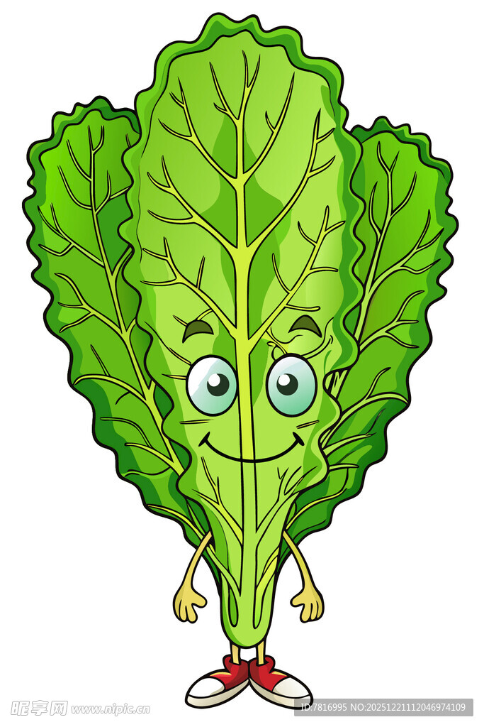 可爱生菜卡通形象