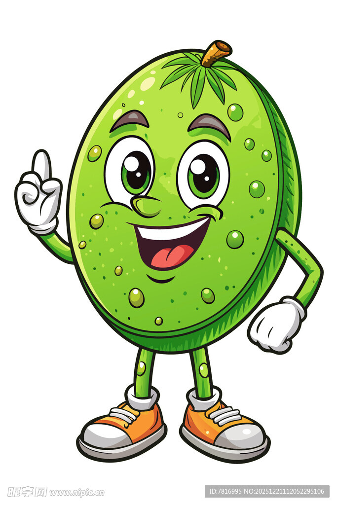 可爱甜瓜卡通形象