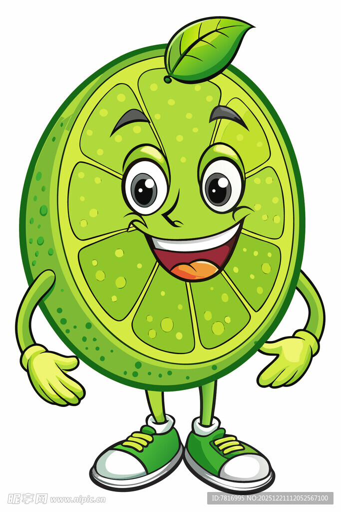 可爱青柠卡通形象