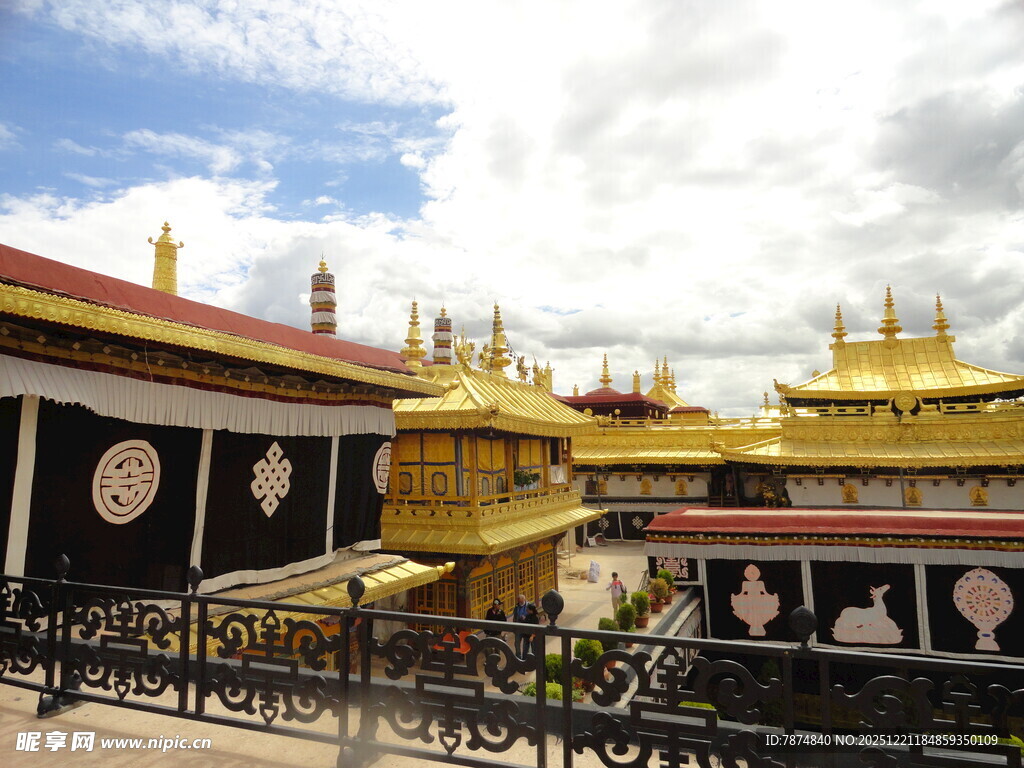 藏式寺庙建筑景观