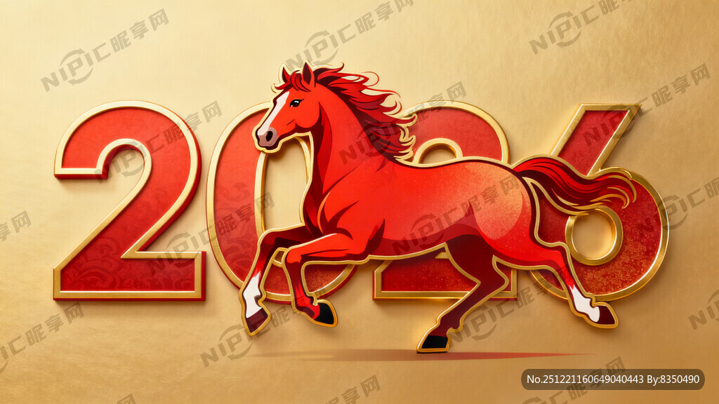 结合生肖“马” 设计2026