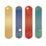 古风书签四件套