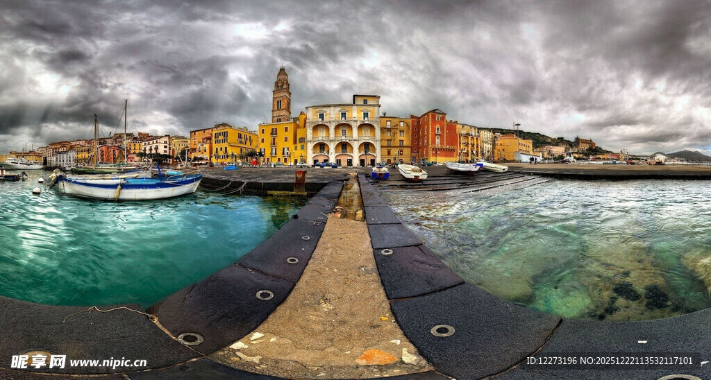 海滨码头风景如画