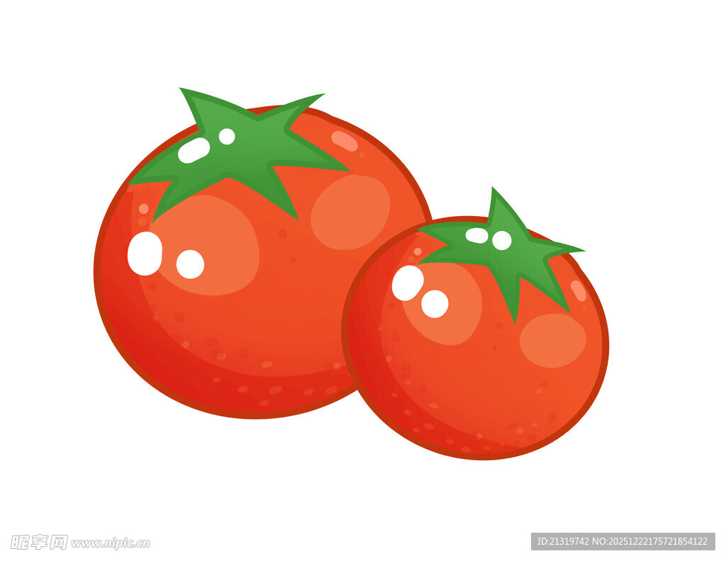 西红柿插画素材