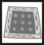 复古花纹方形图案